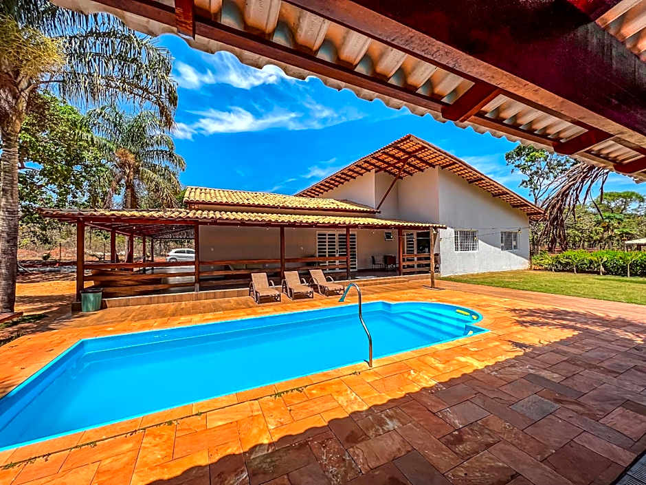 Casa na fazenda inteira ou quartos individuais no Hostel Recanto da Felicidade Paraopeba