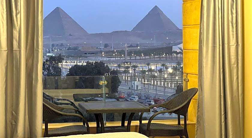 Asia Grand Museum & Pyramids view
