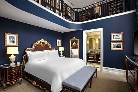 Bi-Level Loft With Library