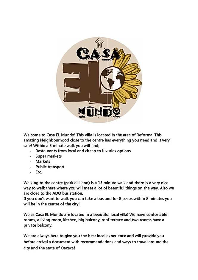 Casa EL Mundo