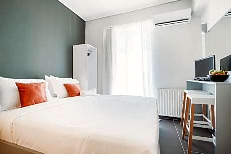 Top Floor Urban Studio with Balcony and View