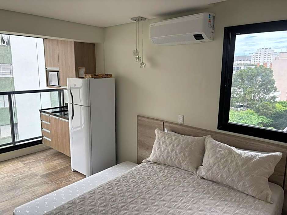 Studio W BE Moderno próximo da PUC e Allianz Parque bem Pertinho