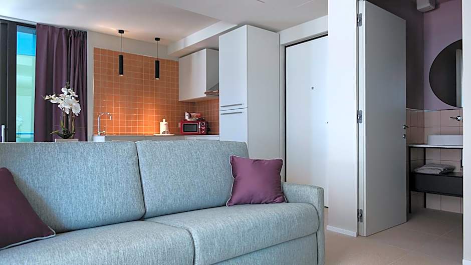 Aparthotel Zefiro com design, large terrace, bike, near beach and thermal