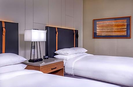 Queen Room with Two Queen Beds, Balcony and View