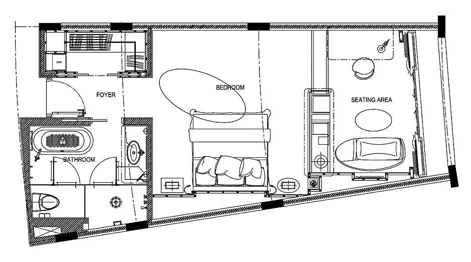 Photo 1 of 4 of 1 King Bed or 2 Double Beds Guestroom