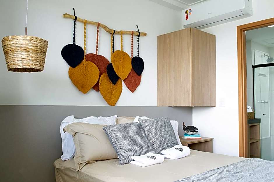 Charmoso Estúdio em Muro Alto com Vista para piscina