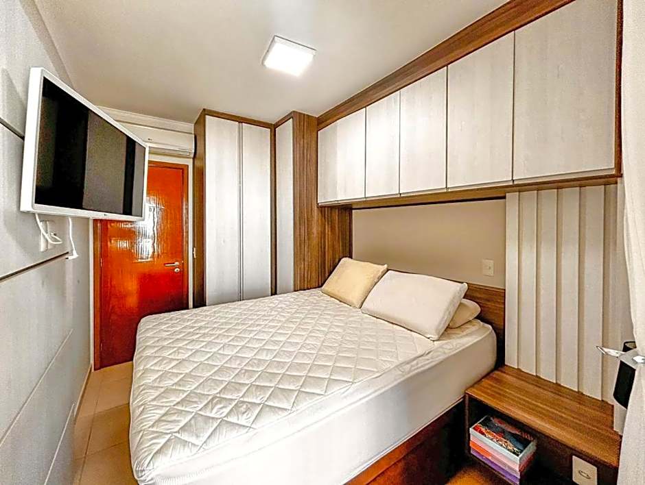 Otimo apto de frente para Praia do Boqueirao SP