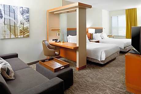 Queen Suite with Two Queen Beds and Sofa Bed