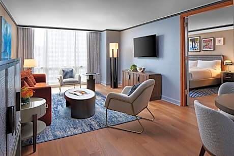 One Bedroom suite with king bed and sofa bed