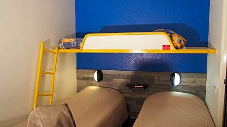 Twin Room with One Bunk Bed