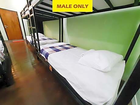 Bunk Bed in Male Dormitory Room