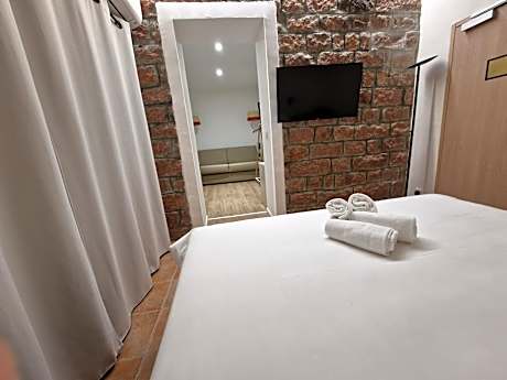 Premium Double Room Terrace with indoor patio view