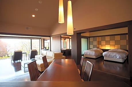 Presidential Suite with Open-Air Bath - Japanese Breakfast + In-Room Kaiseki Dinner Included