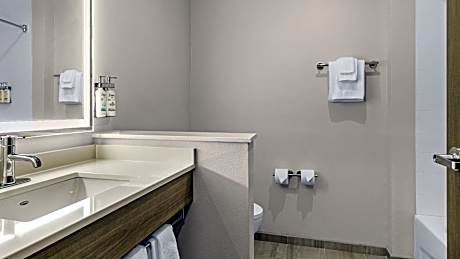 King Suite with Single Sofa Bed and Mobility Accessible Tub