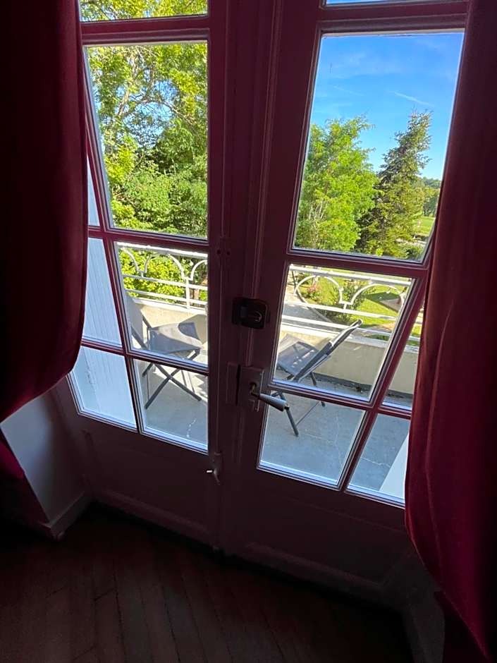Vue du Château chambres en toute autonomie