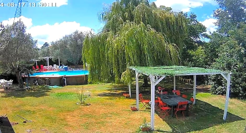 villa di charme con piscina e jacuzzi tra Roma e Viterbo