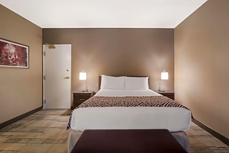 Queen Suite with Fireplace and Spa Bath