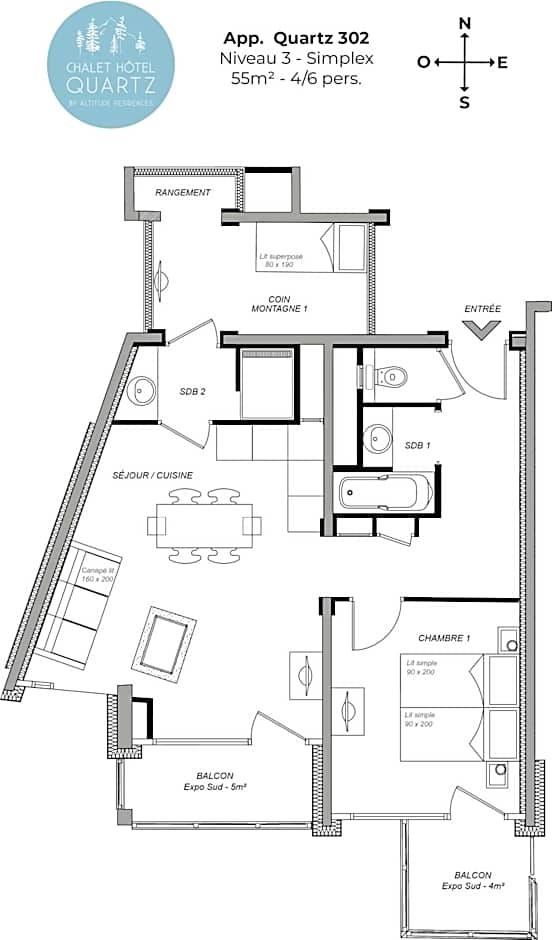 Chalet Hôtel Quartz