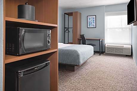 Queen Room with Roll-In Shower - Mobility Accessible/Non-Smoking