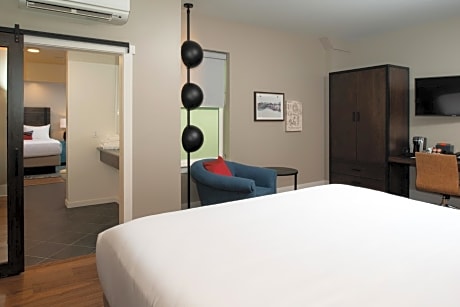 1 King 2 Queen Beds Two Bedroom Suite