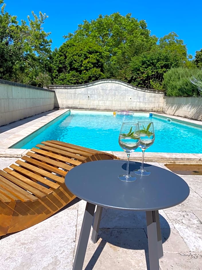 Gîte verveine bain nordique jacuzzi l écrin de verdure chinon