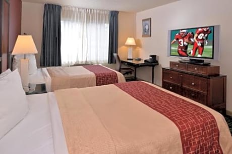 Superior Double Room with Two Double Beds - Disability Access/Roll-In Shower Non-Smoking