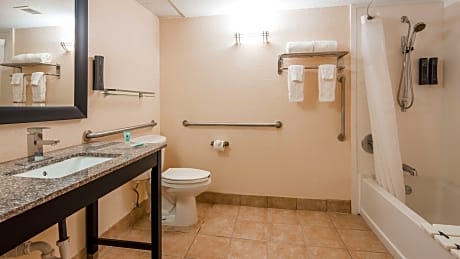 Accessible - 1 King, Mobility Accessible, Bathtub, Non-Smoking, Full Breakfast
