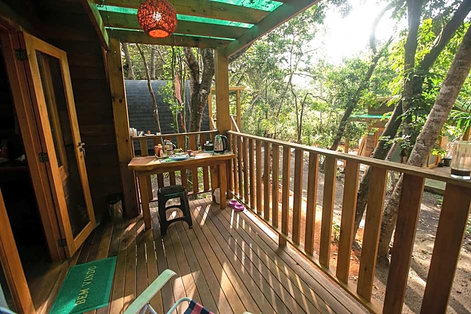 Alquimia Zen IGLUs de eucalipto na Reserva Aruá