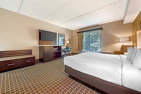 1 King Bed, Mobility/Hearing Accessible Room, Roll-In Shower, Non-Smoking
