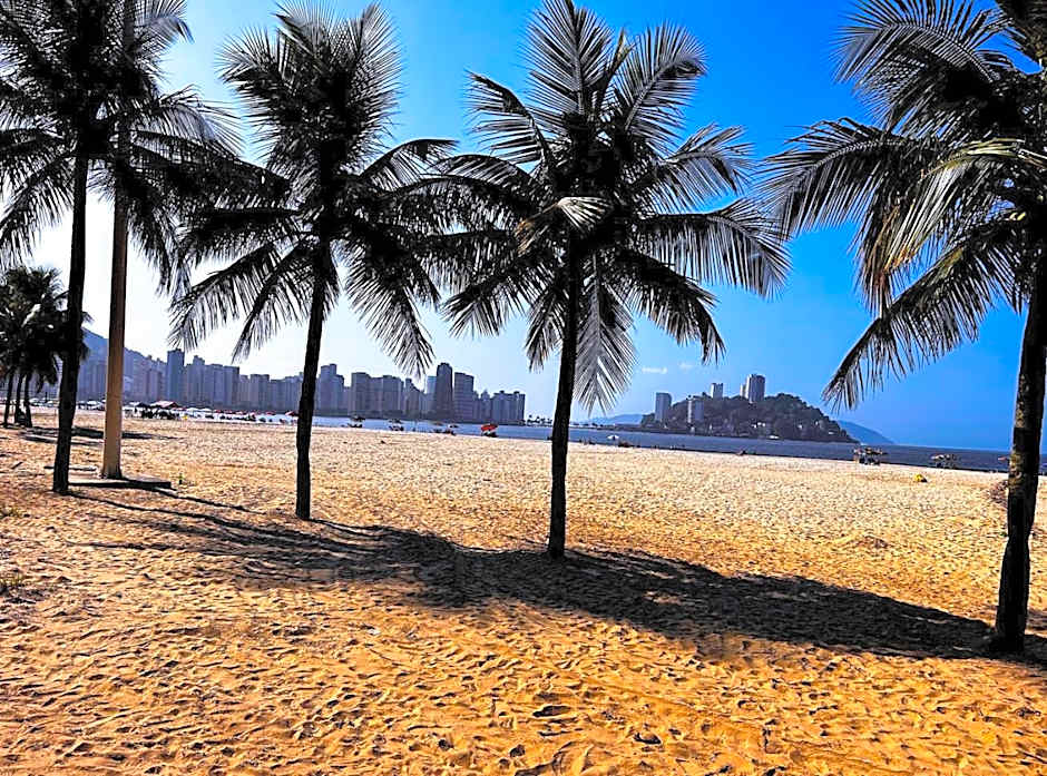 Apto a poucos metros da Praia do Gonzaguinha SP