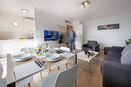 One-Bedroom Apartment with Balcony and Sea View