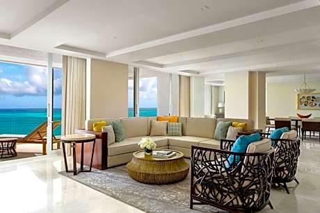 2 bedroom presidential, club level, 2 bedroom presidential suite, oceanfront, balcony