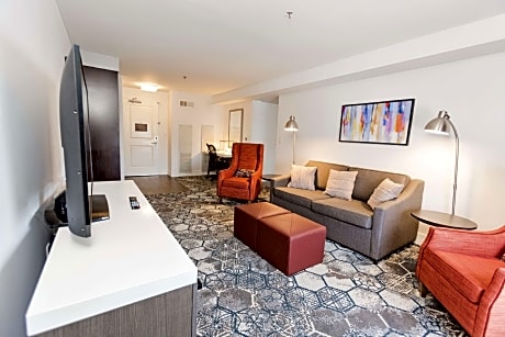 1 Bedroom King Suite Sofabed Microwave/fridge Seperated Living Area - Work Desk - Comp Wifi Flat Scr