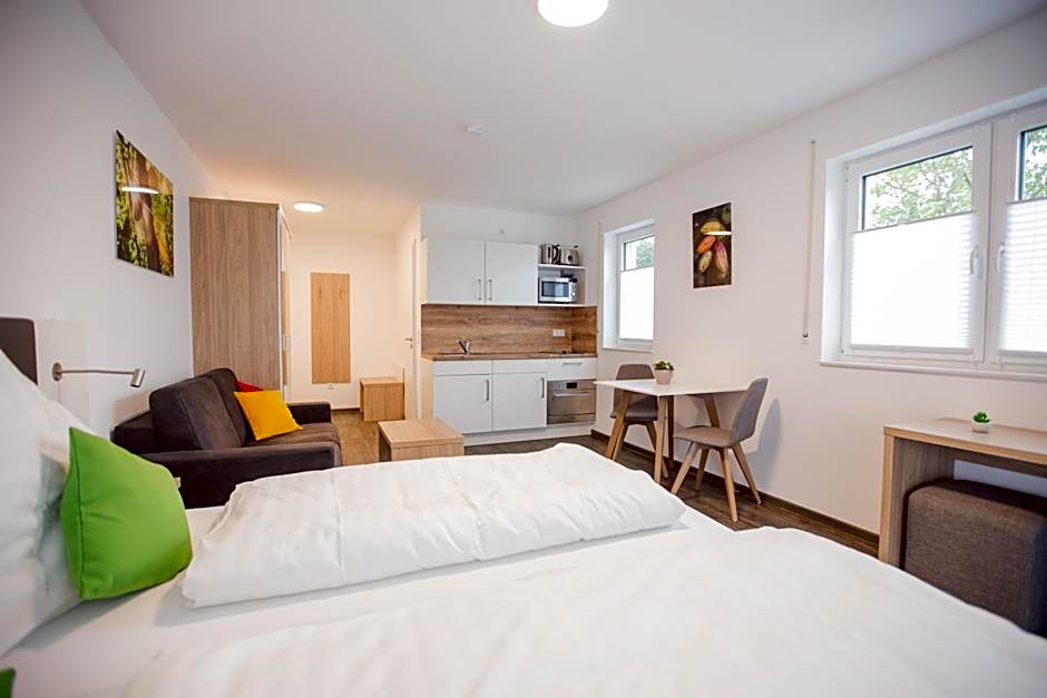 Schoko-Apartments mit Bad & Küche