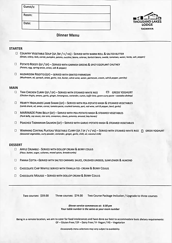 Thousand Lakes Lodge