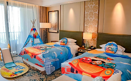Twin Sea View Kids Theme Room