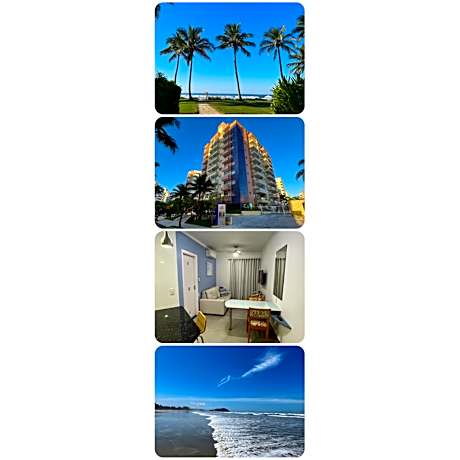 FLAT RIVIERA COM VISTA MAR A 150m DA PRAIA !