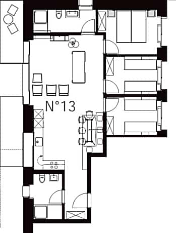Apartment with Zermatt view and balcony: 285 ft²/936 ft²