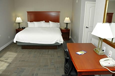 1 KING BED STUDIO SUITE NONSMOKING - MICROWAVE/FRIDGE/WET BAR/HDTV/FREE WI-FI - HOT BREAKFAST INCLUDED -