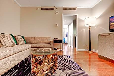 Terrace Junior Suite, 1 Bedroom Junior Suite, 1 King, Sofa bed, No view, Ground floor, Balcony