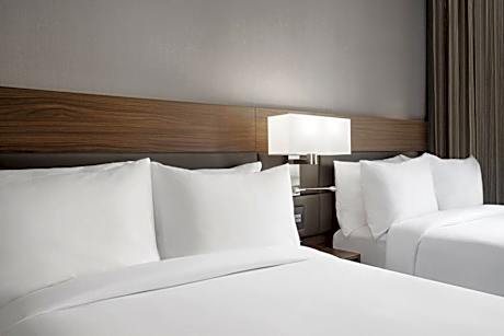 Queen Room with Two Queen Beds, View and Adapted Tub - Mobility and Hearing Accessible