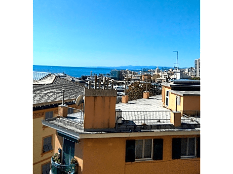 terrace overlooking the sea
