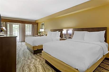 Queen Suite with Two Queen Beds with Roll-In Shower - Non-Smoking