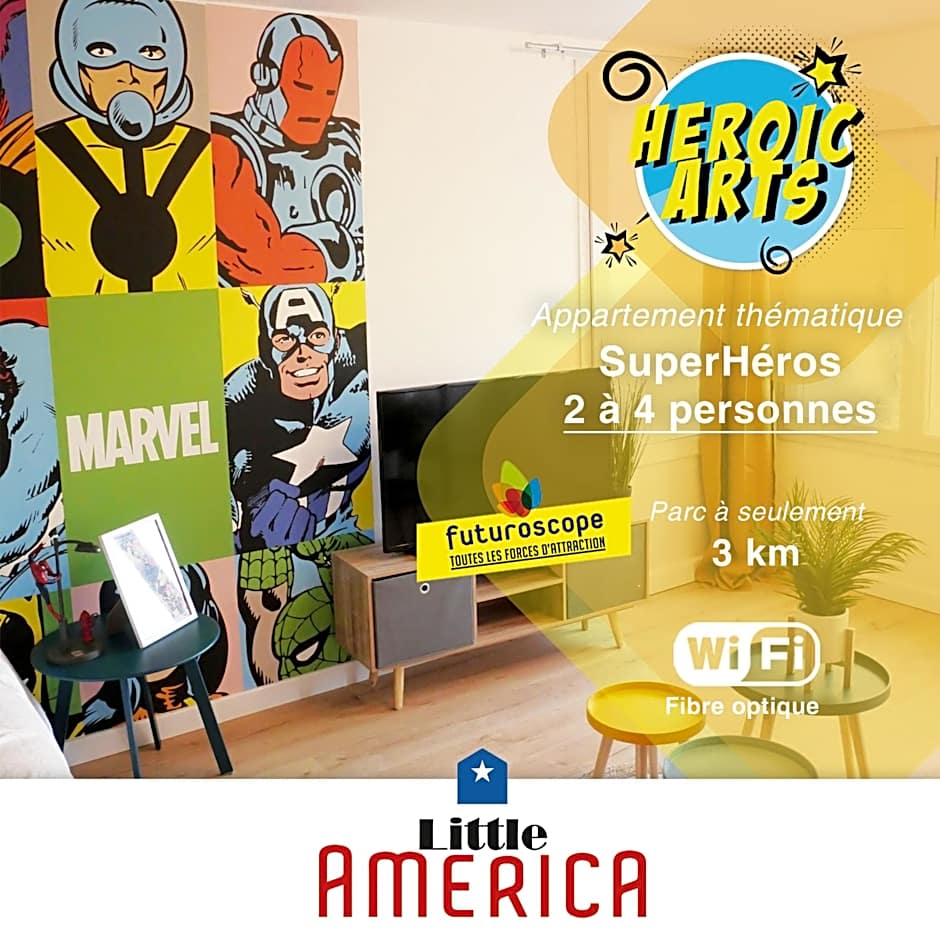 Little America - Appart Hôtel 3km Futuroscope