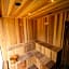 Chalét com jacuzzi sauna lareira e telao cinema