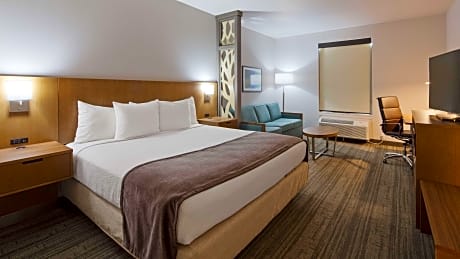 ACCESSIBLE - SUITE KING BED,MOBACC,COMAST,BATHTB,MICRFG,NSMK,FULL BREAKFAST