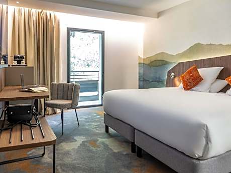 Superior Room with One King Bed and One Sofa Bed with Balcony