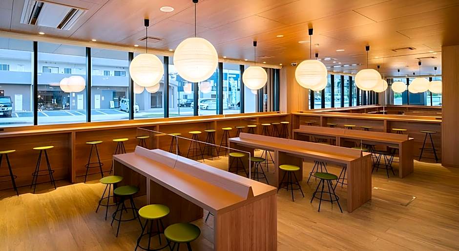 Super Hotel Yamagata Sakurambo-Higashine Station Front