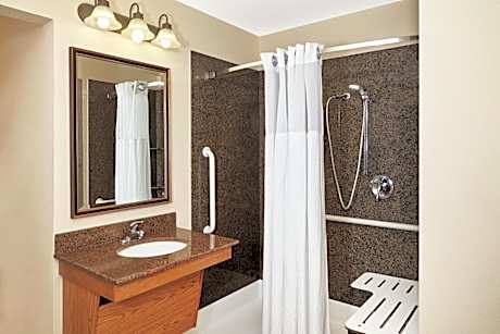 Queen Studio Suite with Hearing Accessible Roll in Shower - Non-Smoking