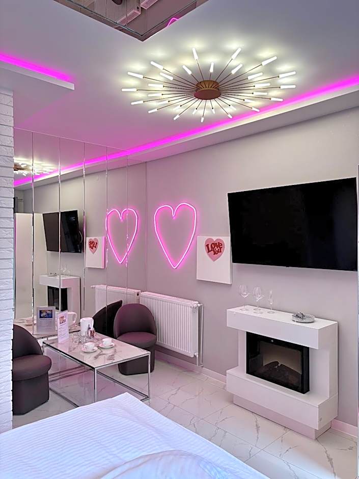 Apartament "Love Island" Jacuzzi SPA z dużą wanną z hydromasażem dla Dwojga
